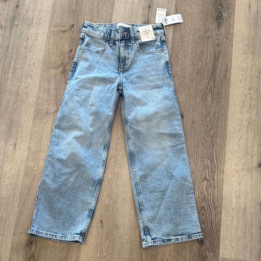 abercrombie kids Light Blue Straight Leg Jeans